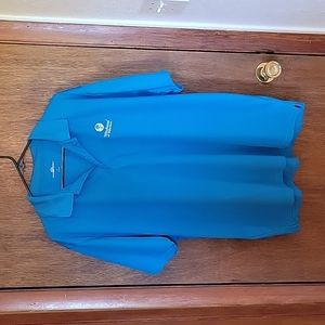 Men's XL Blue Golf Shirt